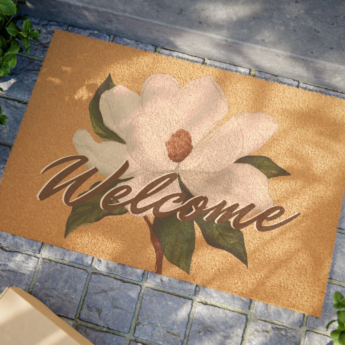 Magnolia Welcome Doormat