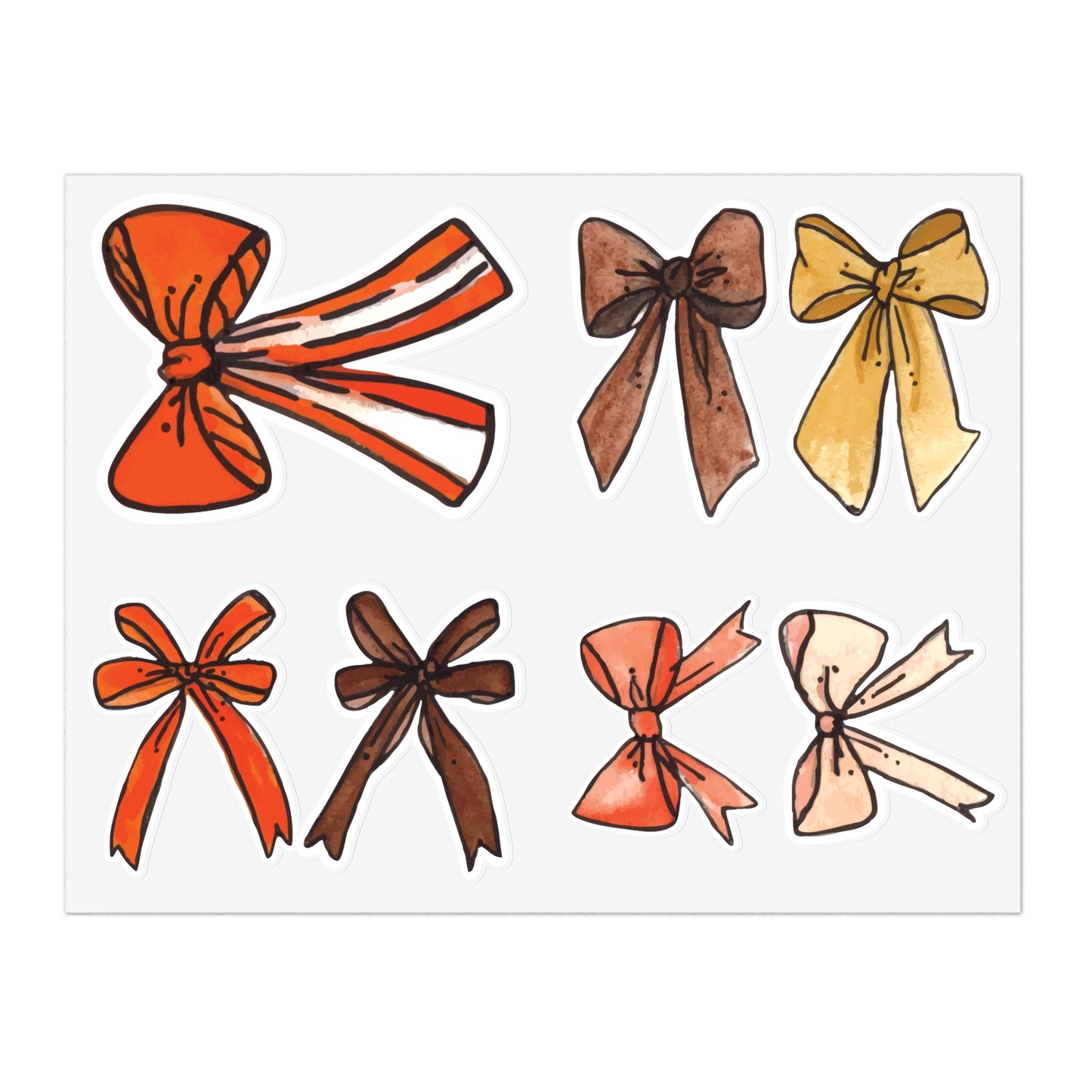 Charming Bow Sticker Sheets