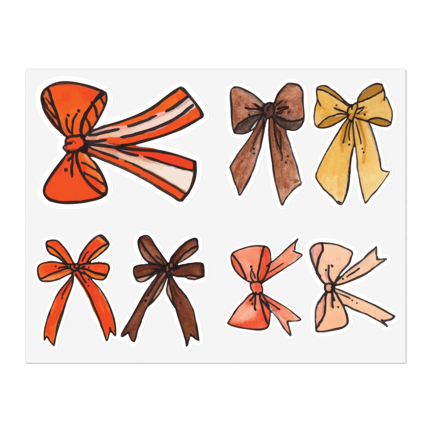 Charming Bow Sticker Sheets