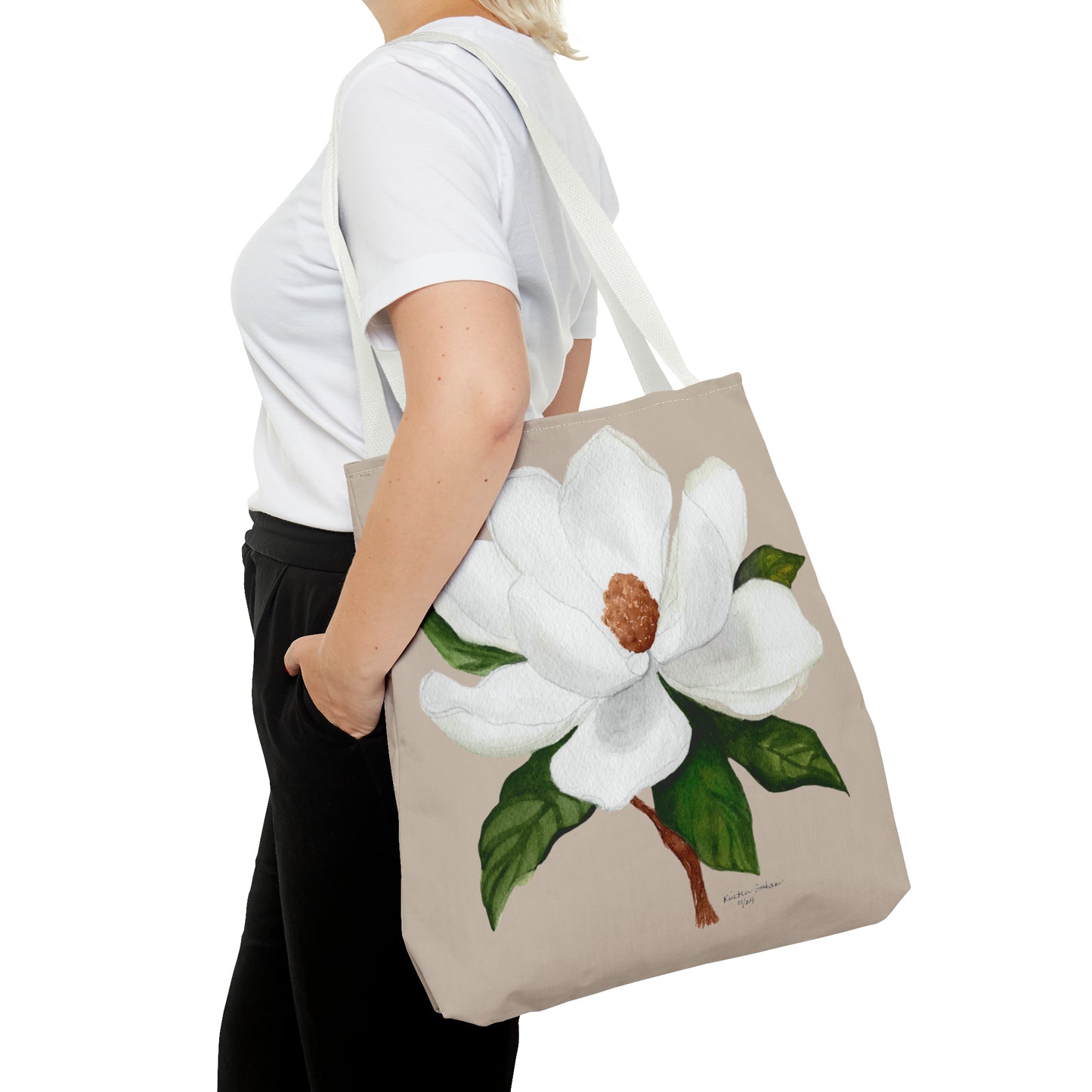 White Magnolia Tote Bag