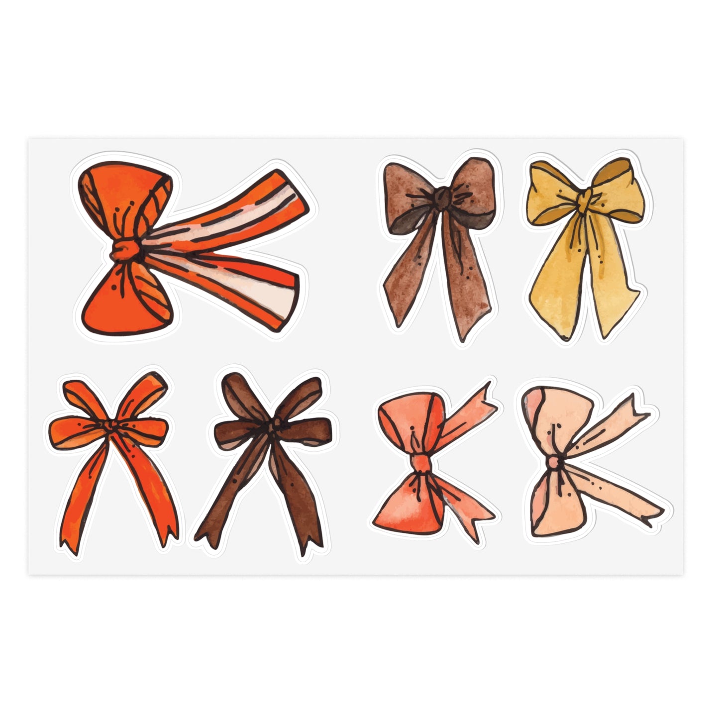 Charming Bow Sticker Sheets