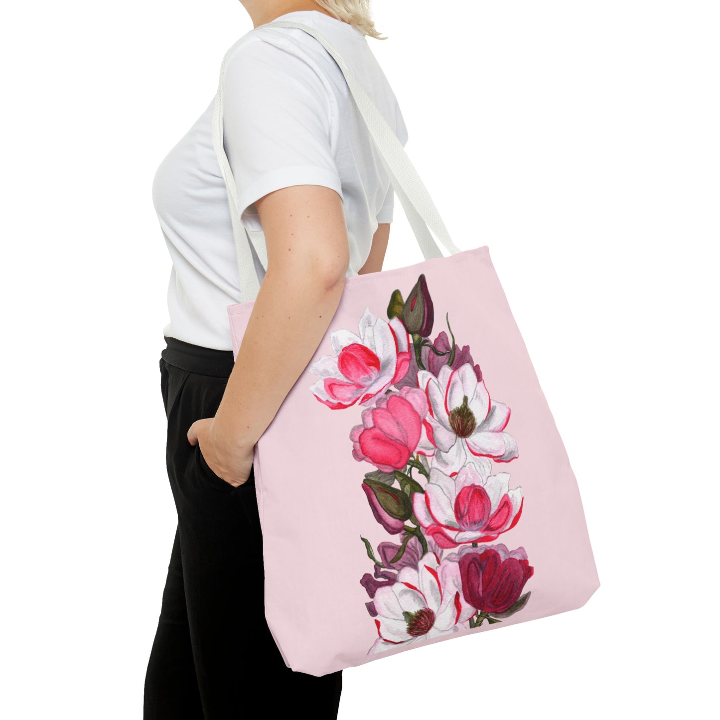 Pink Magnolias Tote Bag