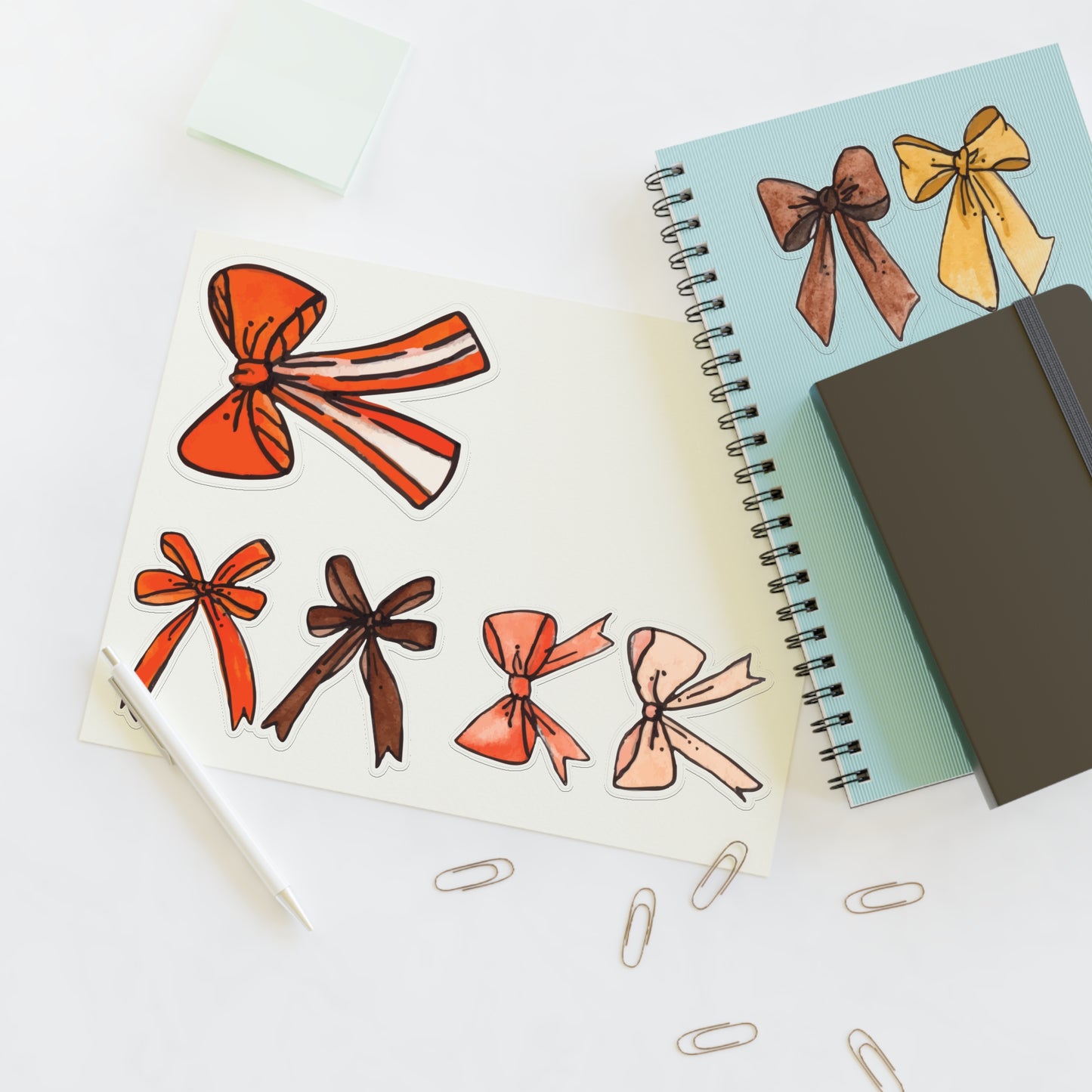 Charming Bow Sticker Sheets