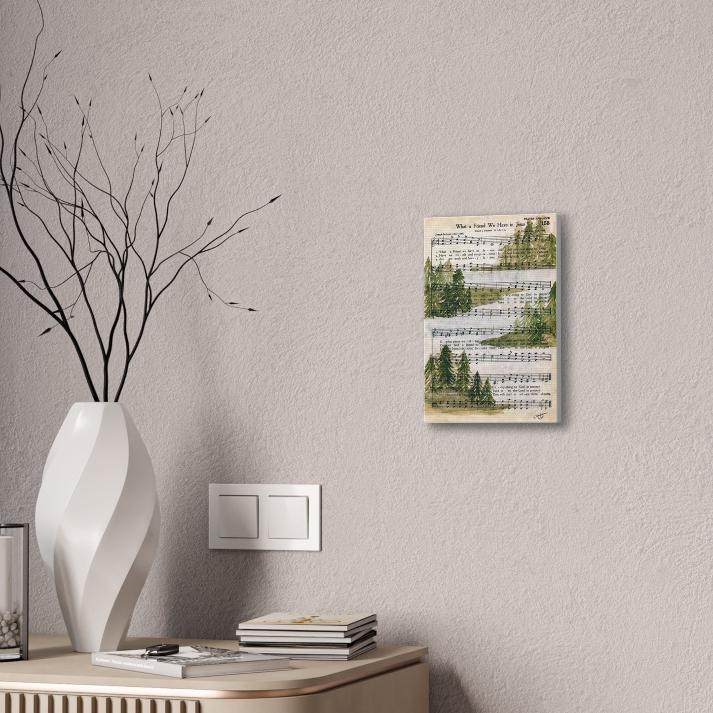 What a Friend We Have In Jesus Hymn Canvas