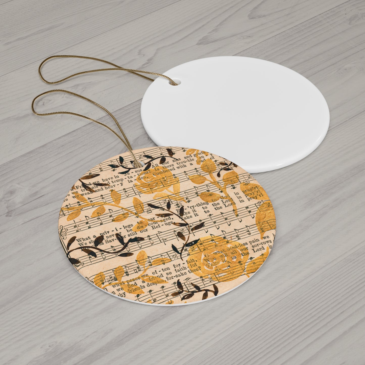 What A Friend Hymn Ceramic Ornament