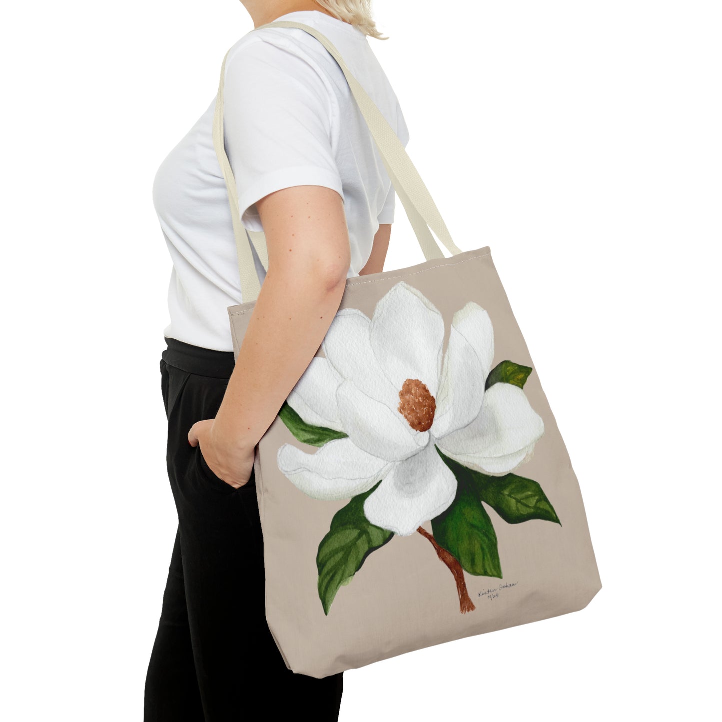 White Magnolia Tote Bag