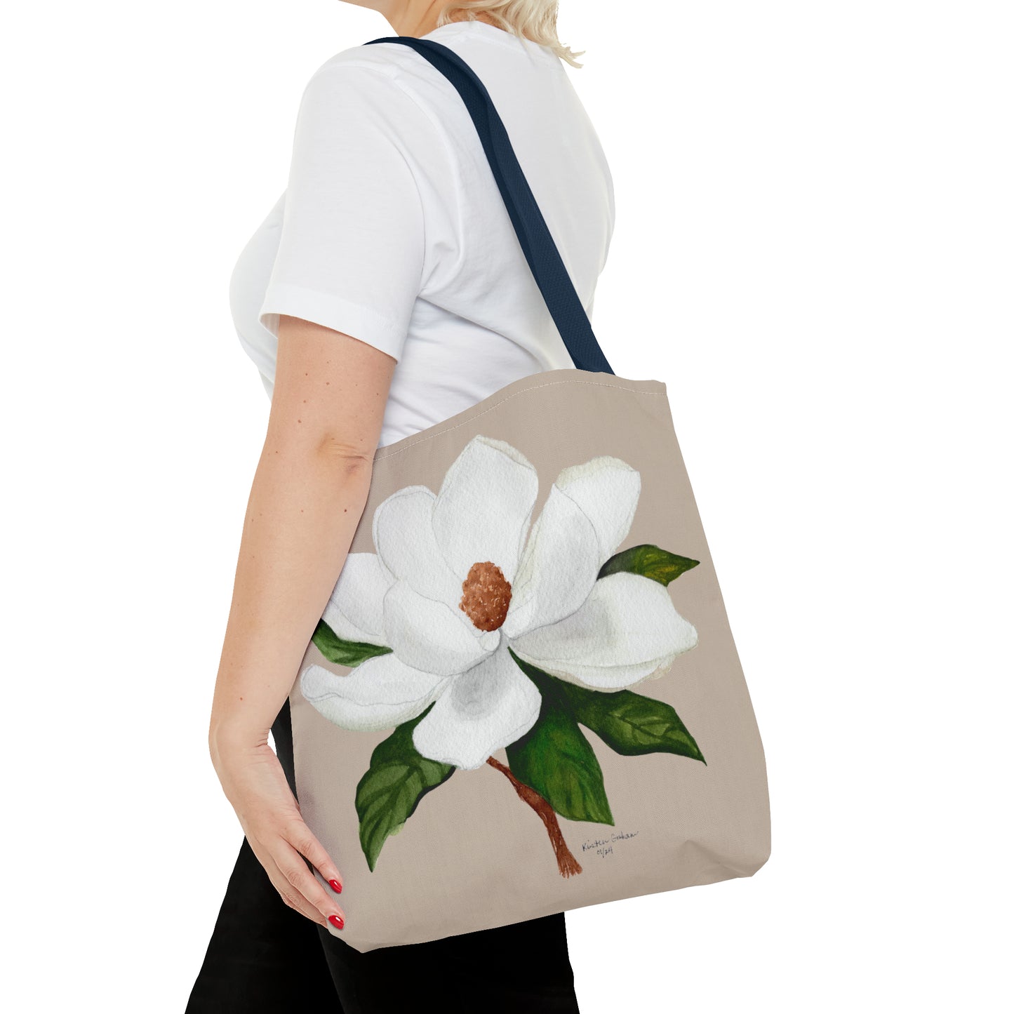 White Magnolia Tote Bag