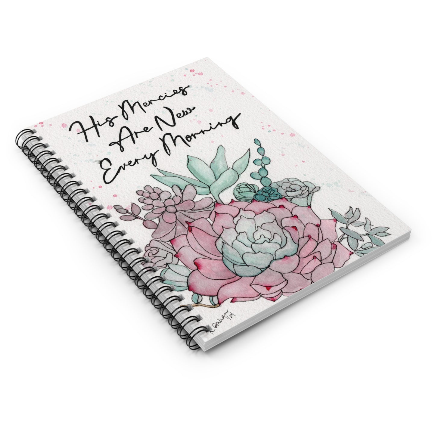 His Mercies Spiral Notebook