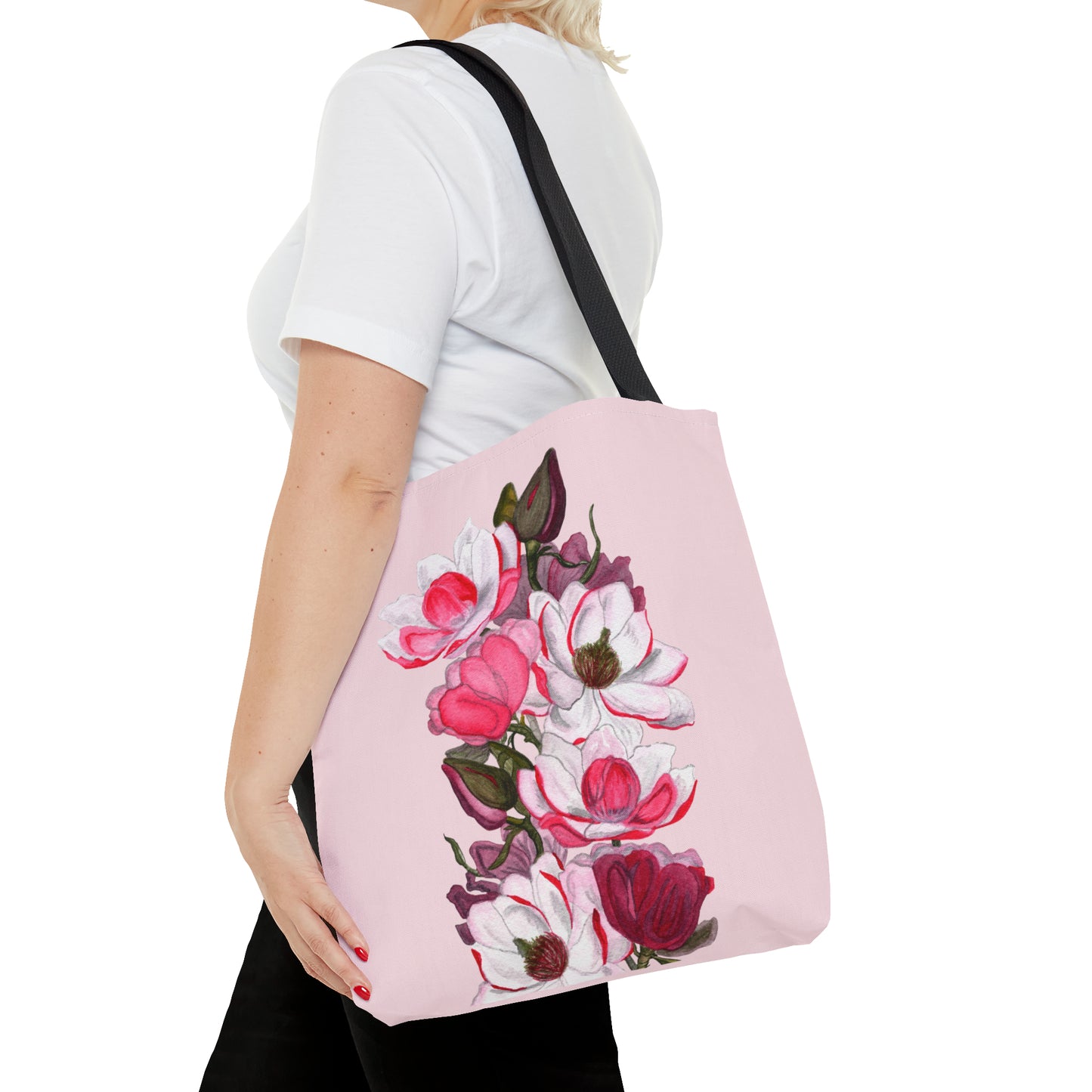 Pink Magnolias Tote Bag