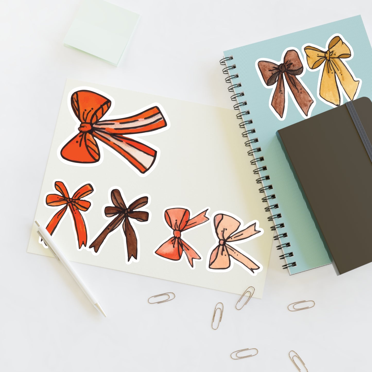 Charming Bow Sticker Sheets