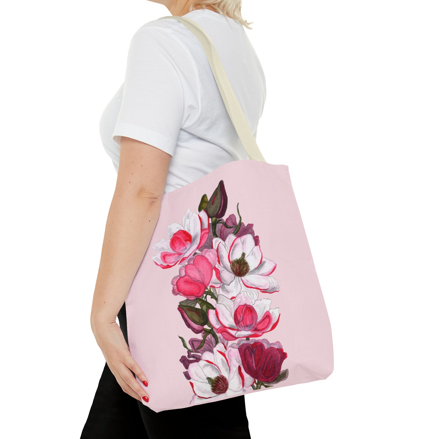 Pink Magnolias Tote Bag