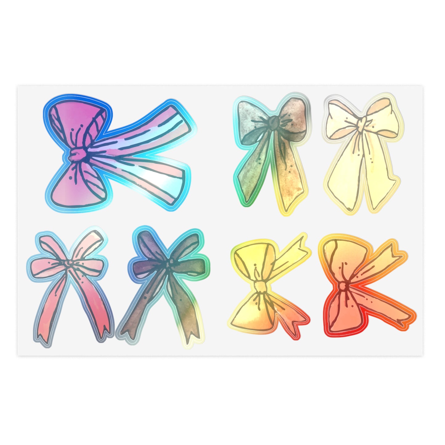 Charming Bow Sticker Sheets