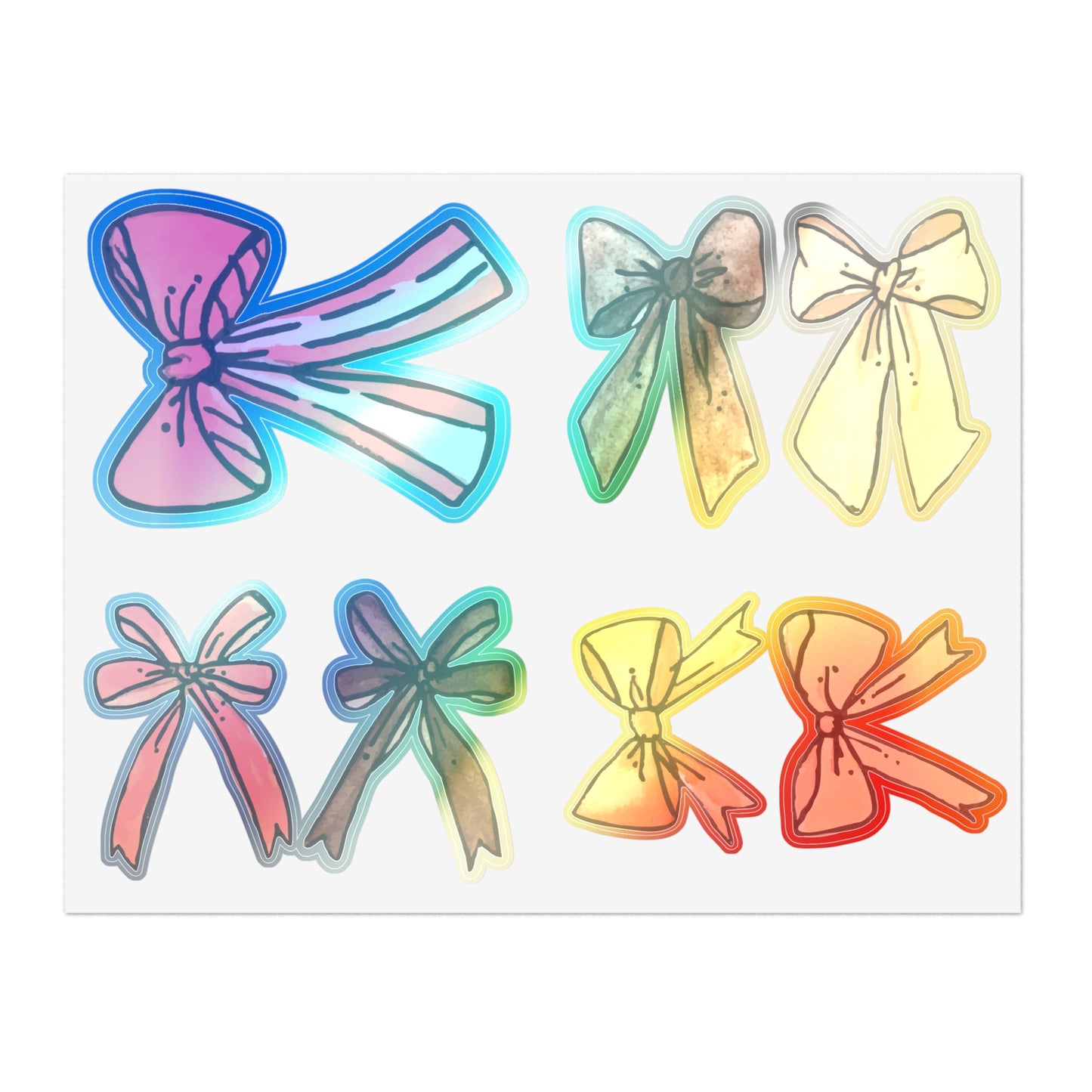 Charming Bow Sticker Sheets