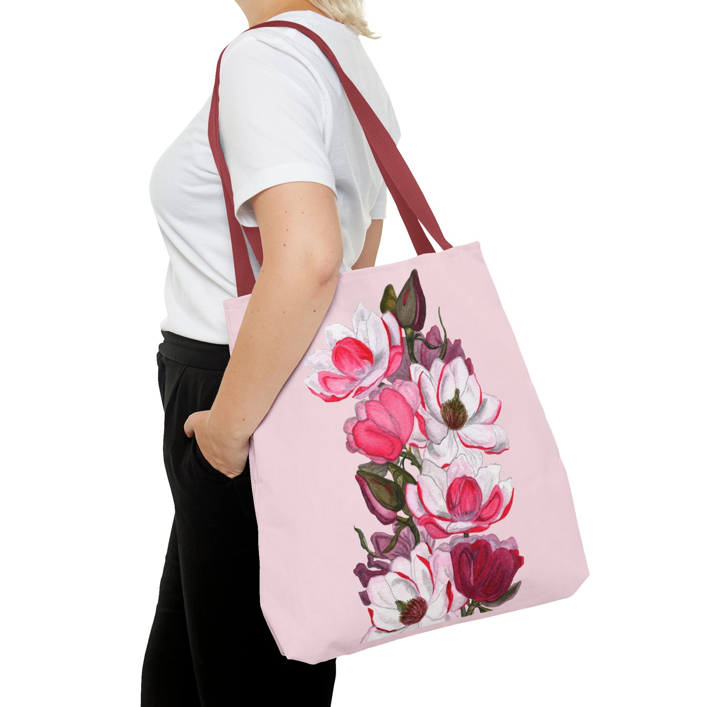 Pink Magnolias Tote Bag