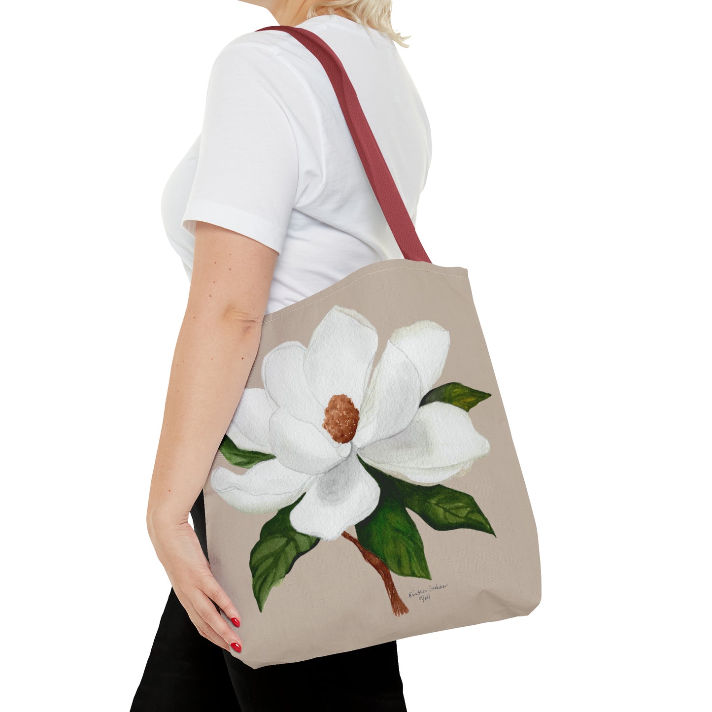 White Magnolia Tote Bag