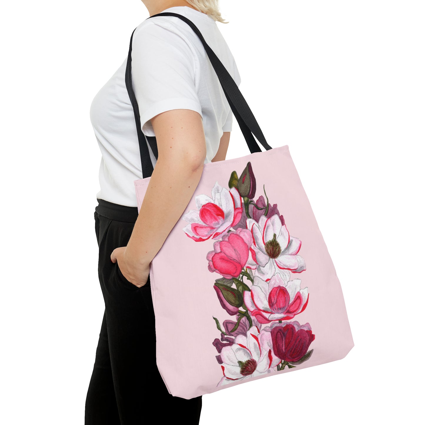 Pink Magnolias Tote Bag