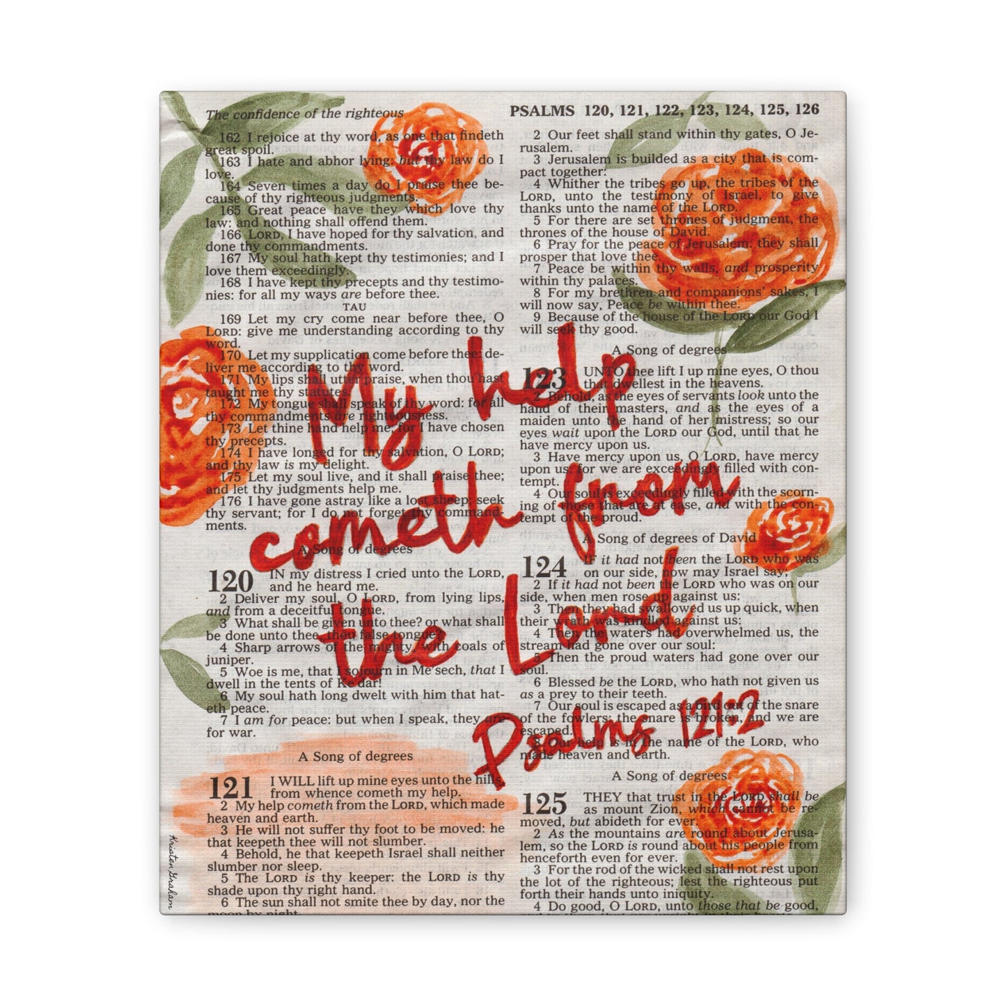 Psalms 121:2 Canvas