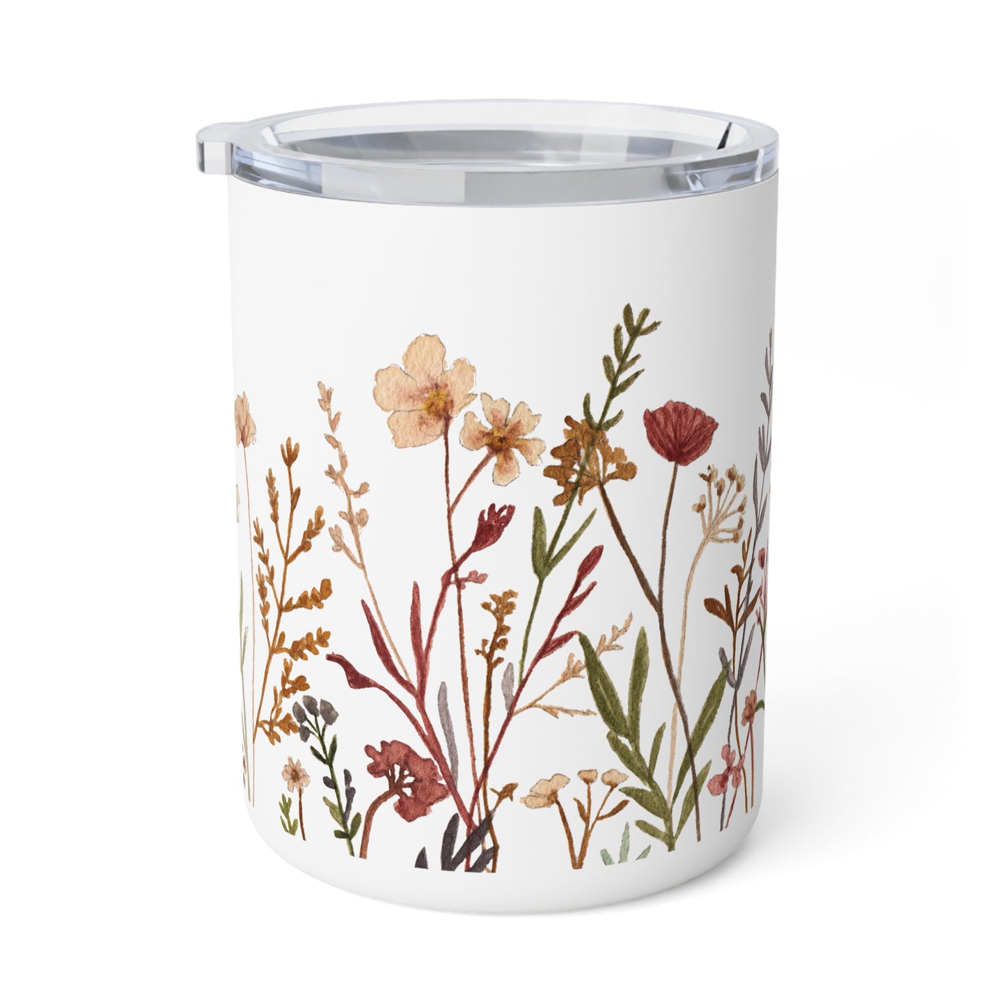 Neutral Wildflowers Insulated Coffee Mug, 10oz