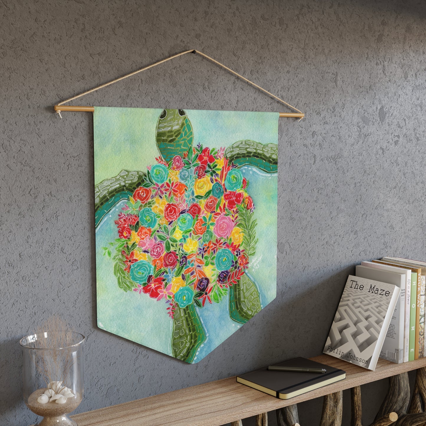 Turtle Design 1 Pennant