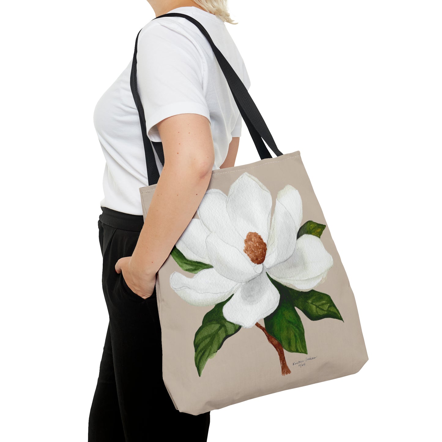 White Magnolia Tote Bag
