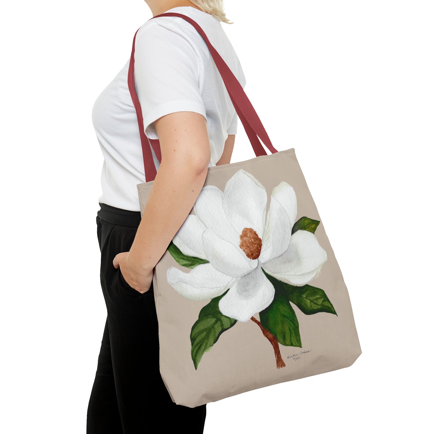 White Magnolia Tote Bag