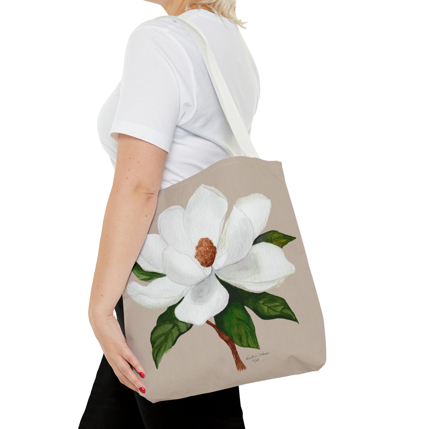 White Magnolia Tote Bag