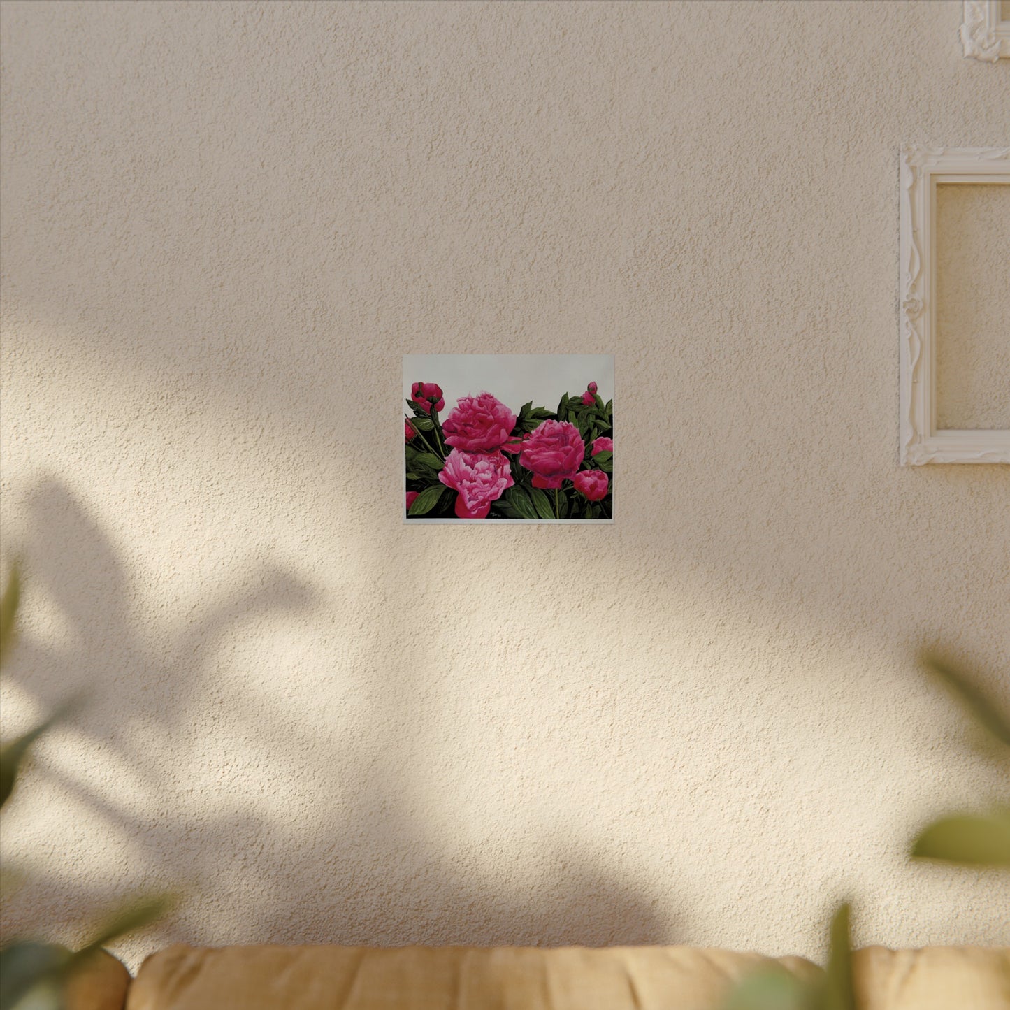 Peonies Watercolor Matte Posters