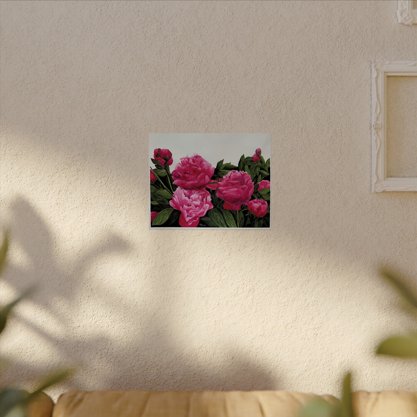 Peonies Watercolor Matte Posters