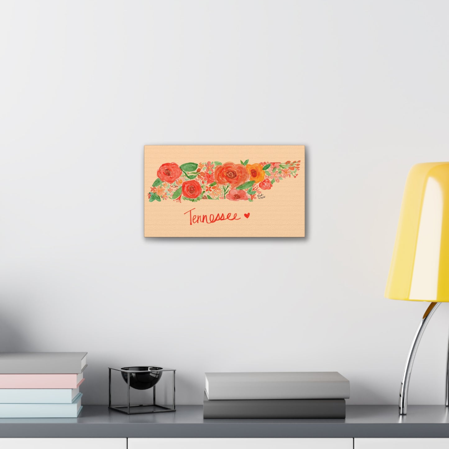 Floral Tennessee Canvas