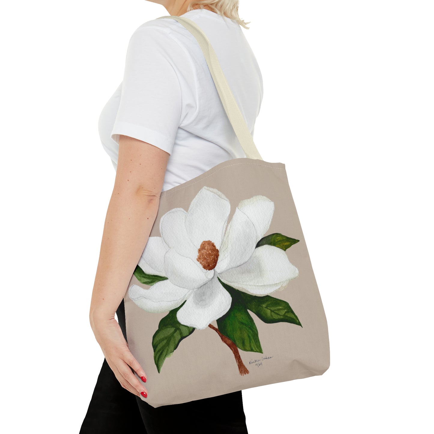 White Magnolia Tote Bag