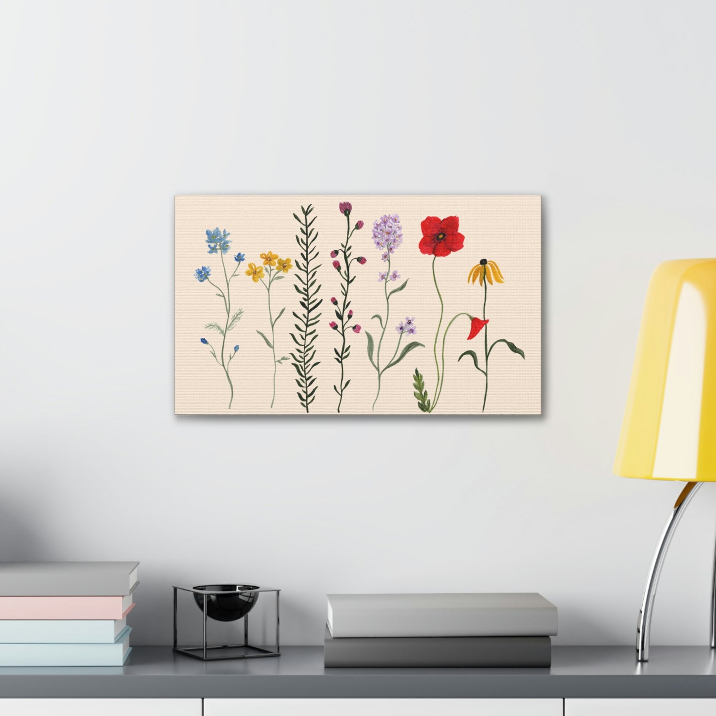 Wildflowers Canvas Stretched, 0.75"