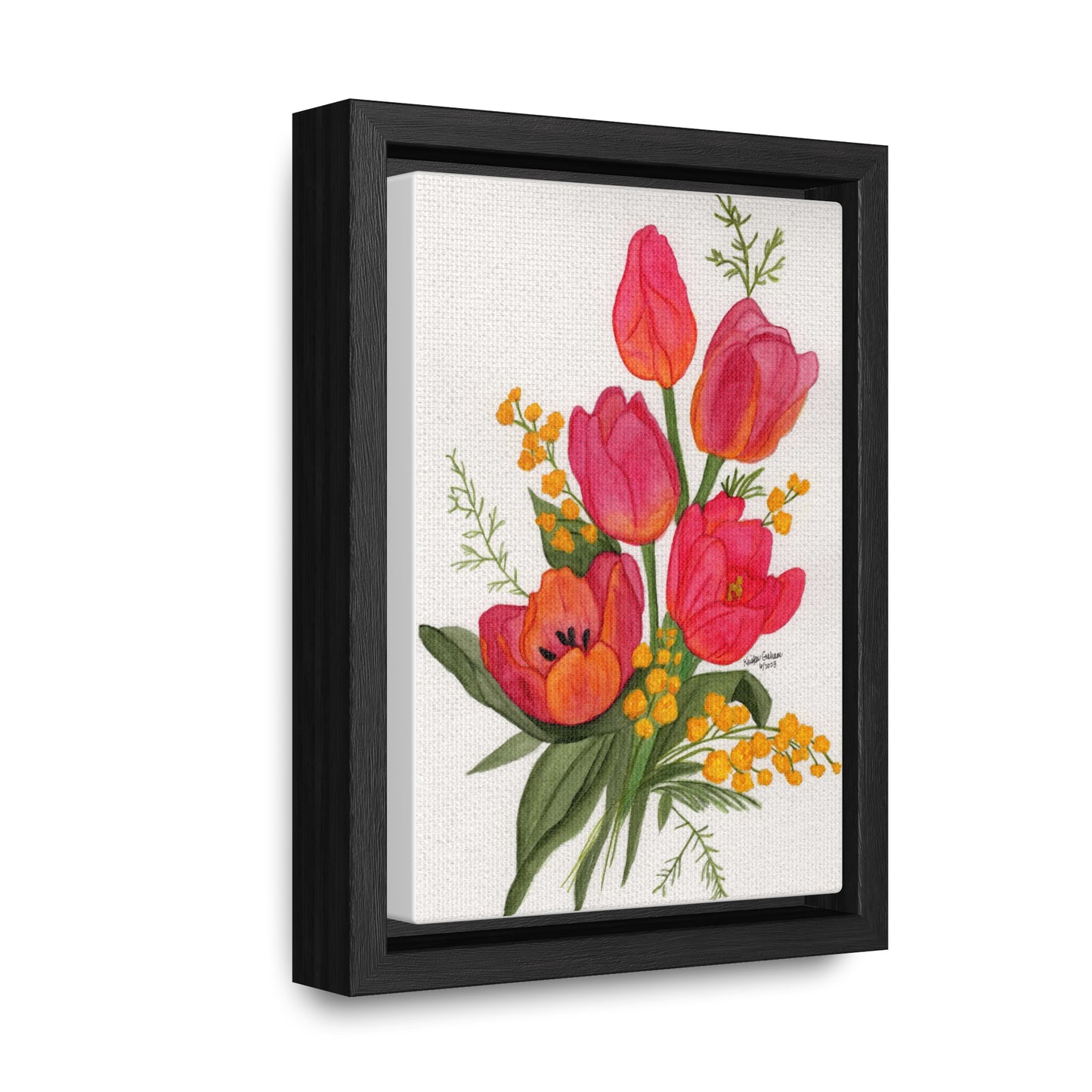 Tulips Gallery Framed Canvas