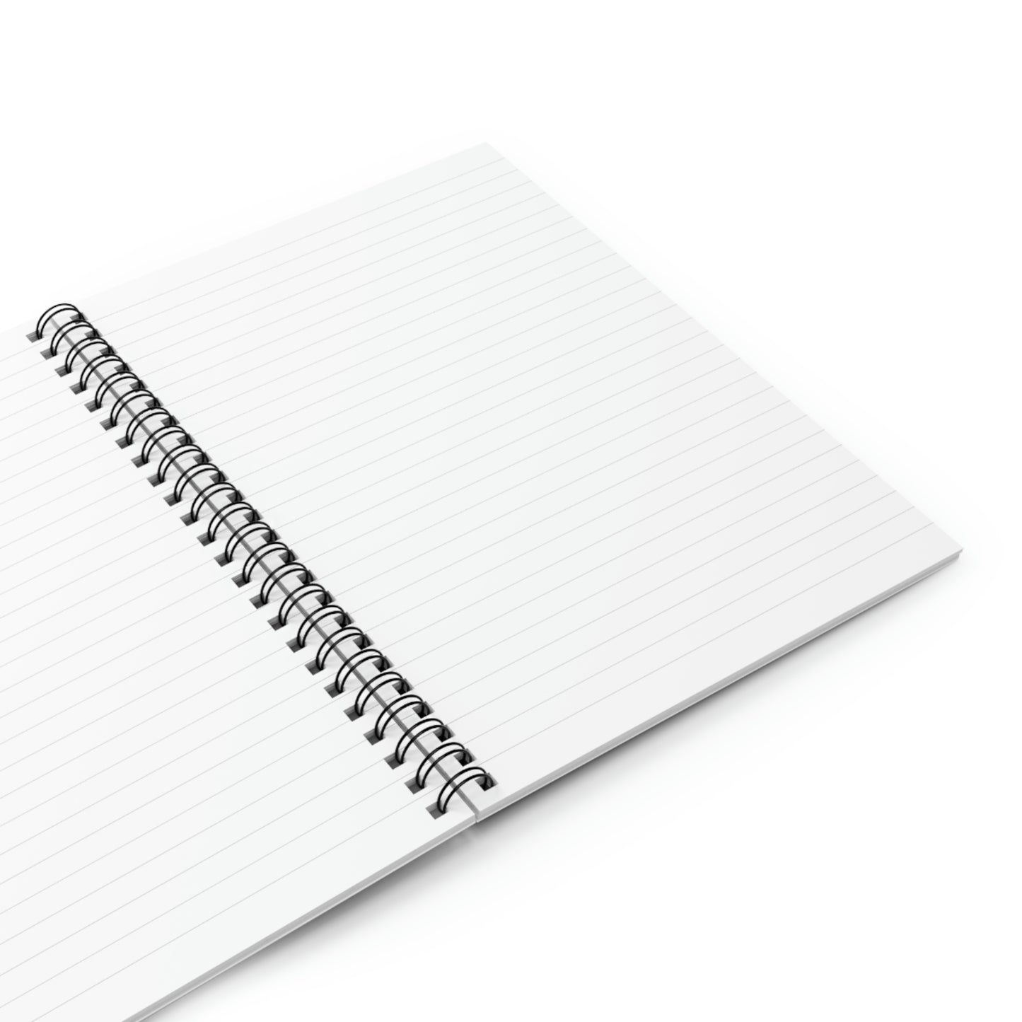 Bright Blue Floral Spiral Notebook