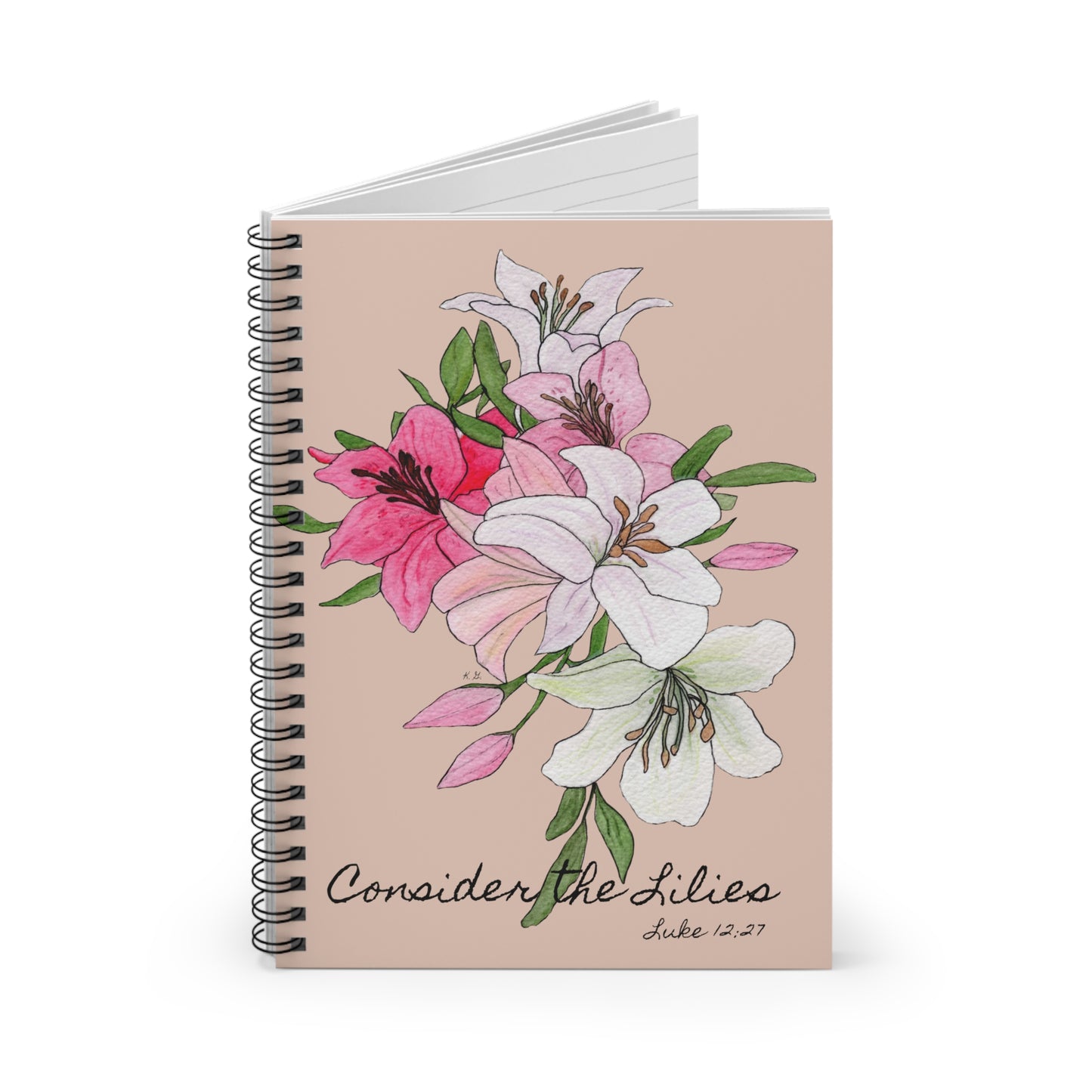Lilies Spiral Notebook