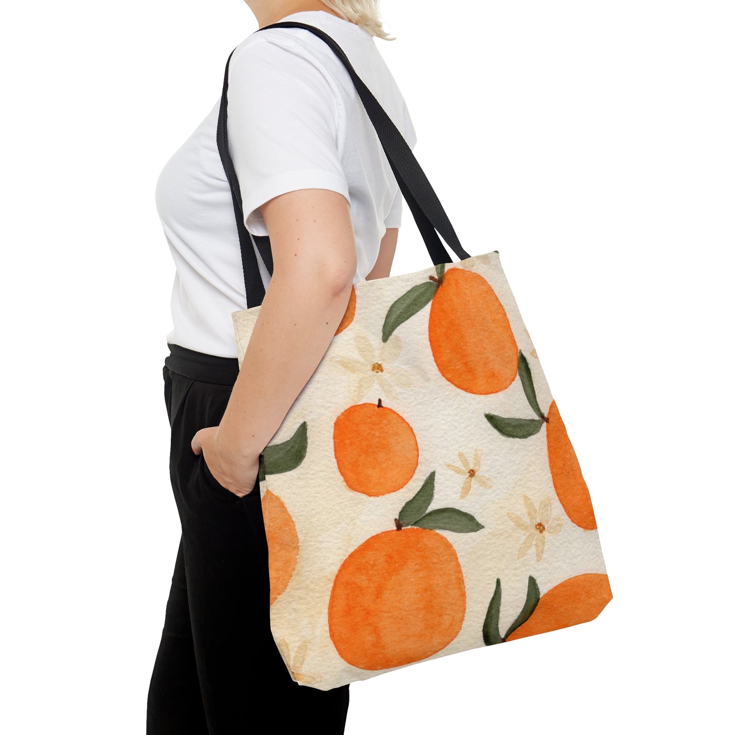 Oranges Large Tote Bag