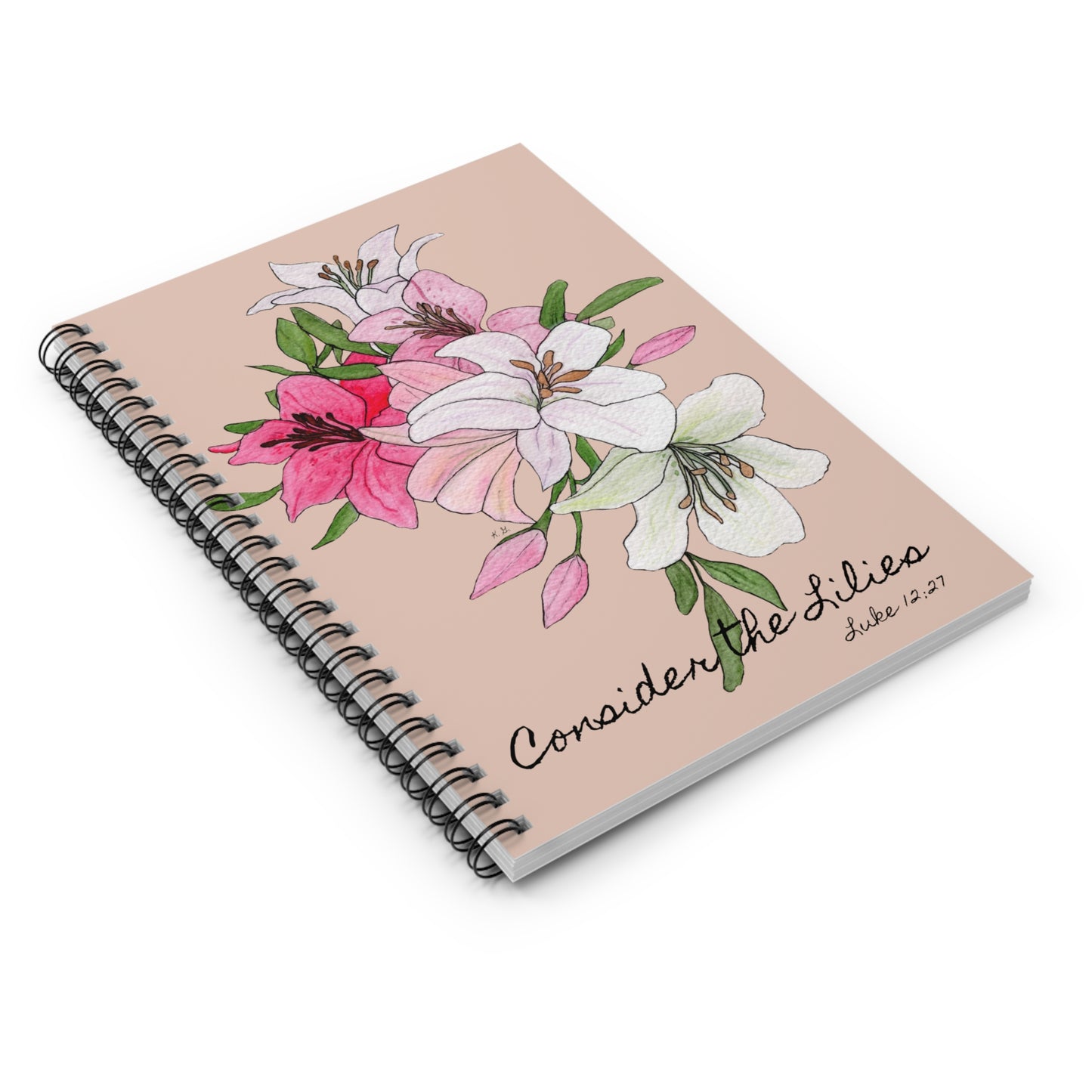 Lilies Spiral Notebook