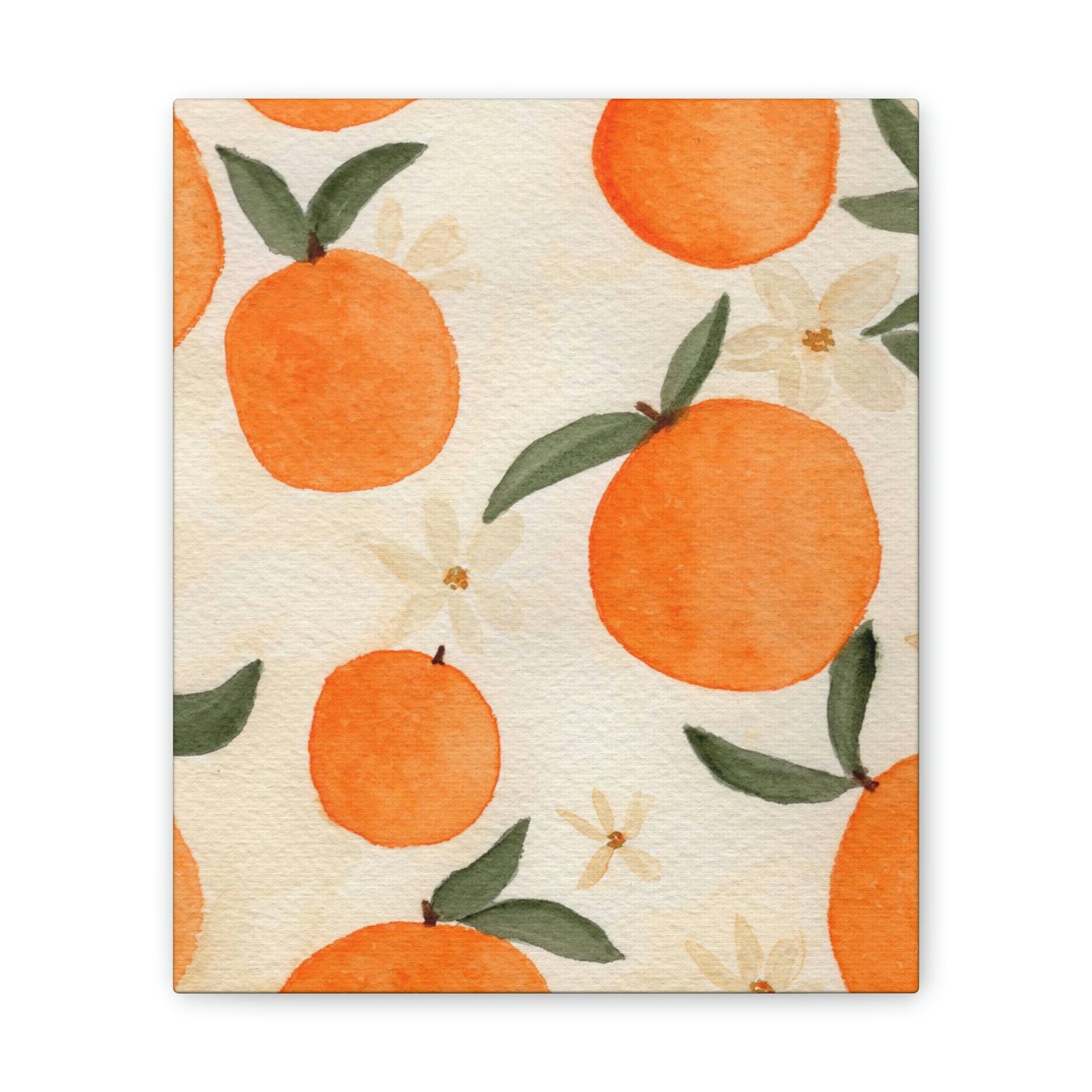 Oranges Canvas Stretched, 0.75"