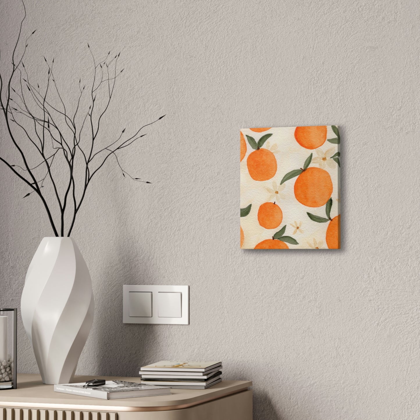 Oranges Canvas Stretched, 0.75"