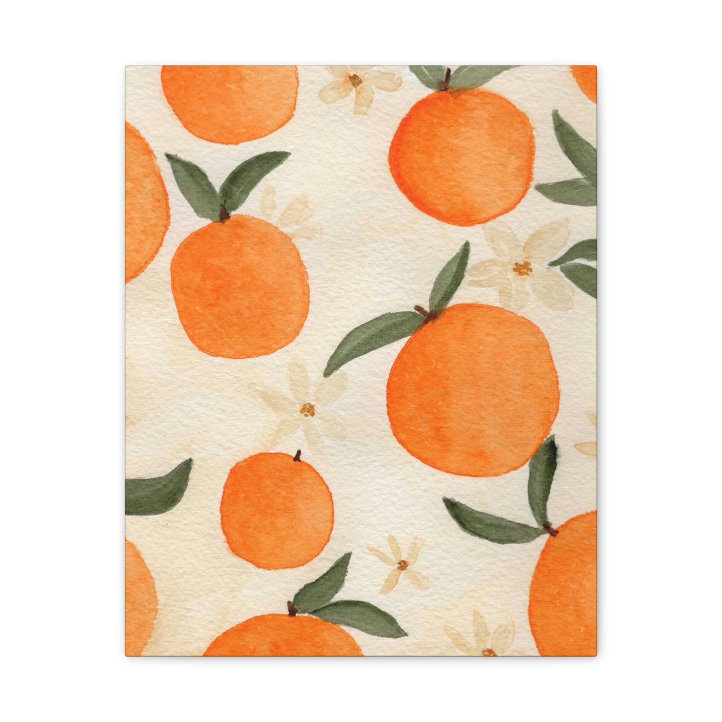 Oranges Canvas Stretched, 0.75"