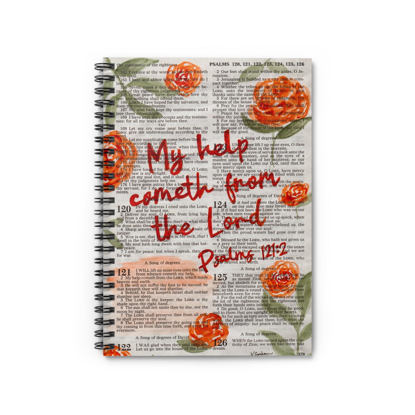 Psalms 121:2 Spiral Notebook