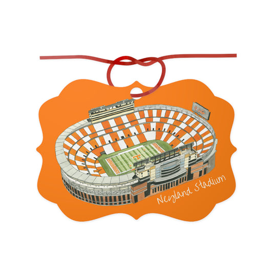 Watercolor Neyland Stadiym Aluminum Ornament