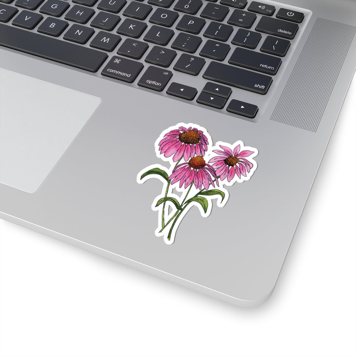 Echinacea Flowers Kiss-Cut Stickers