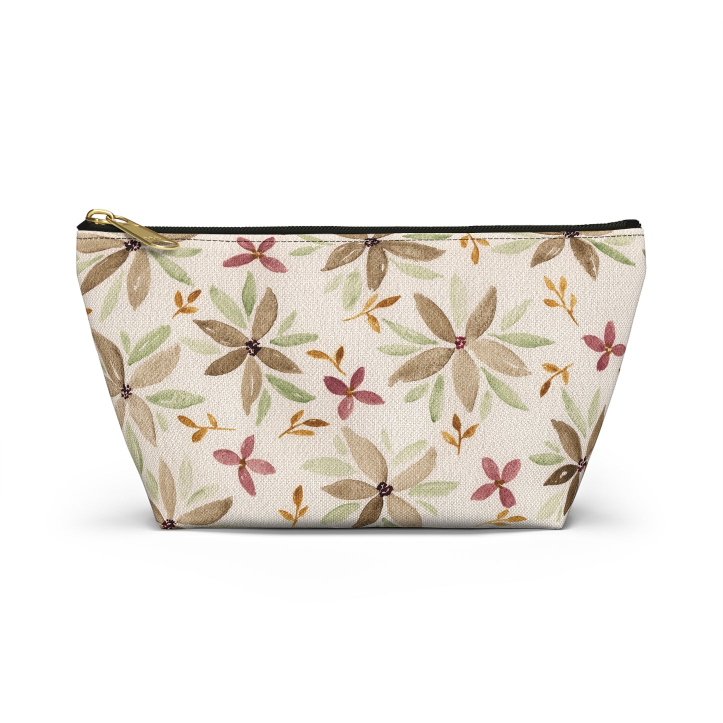 Watercolor Floral Accessory Pouch