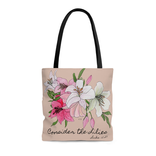 Lilies Tote Bag