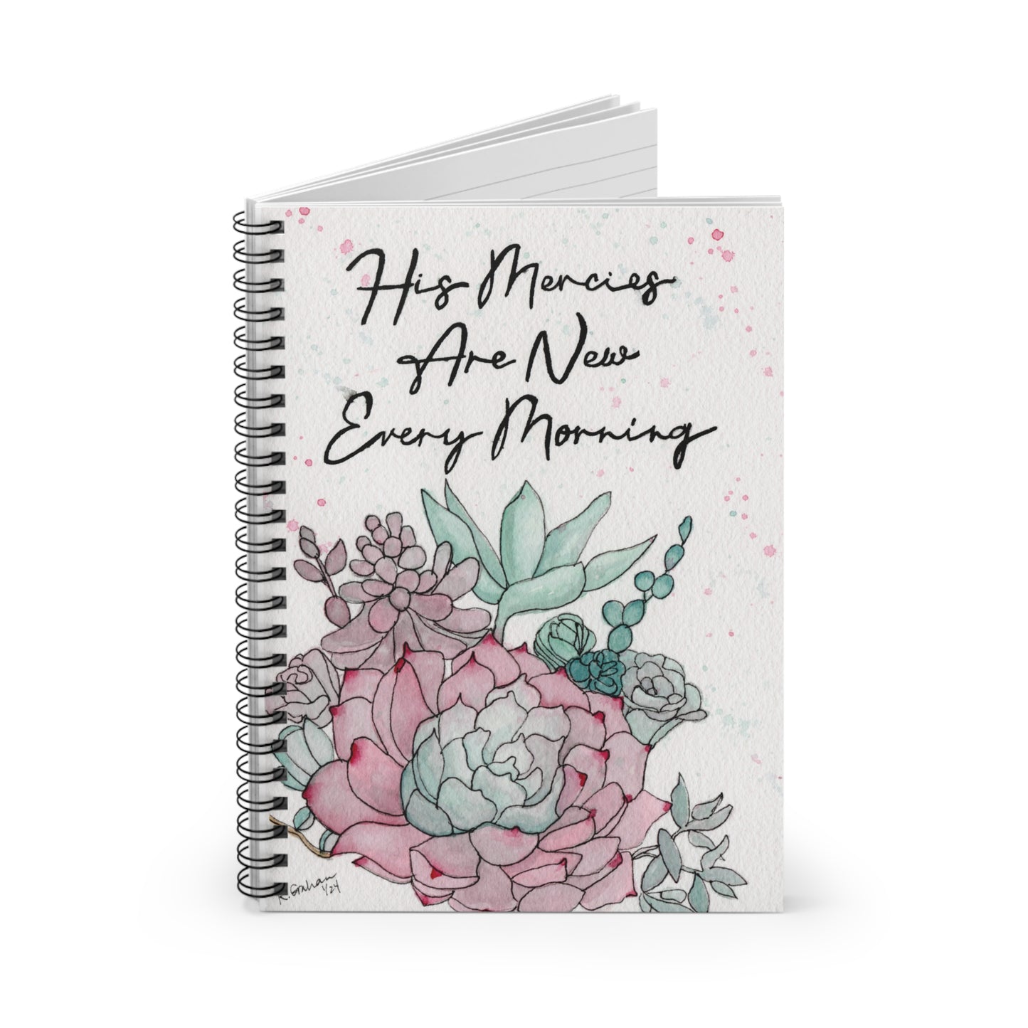 His Mercies Spiral Notebook