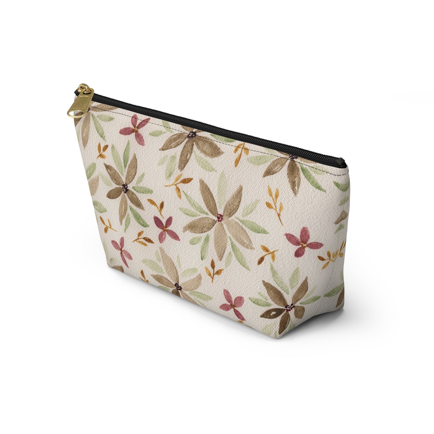 Watercolor Floral Accessory Pouch