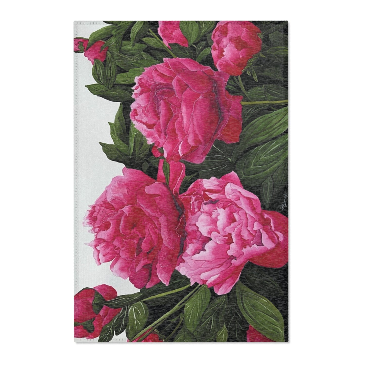 Peonies Area Rugs