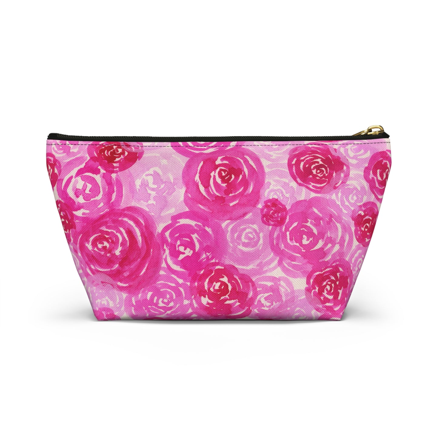 Pink Roses Accessory Pouch