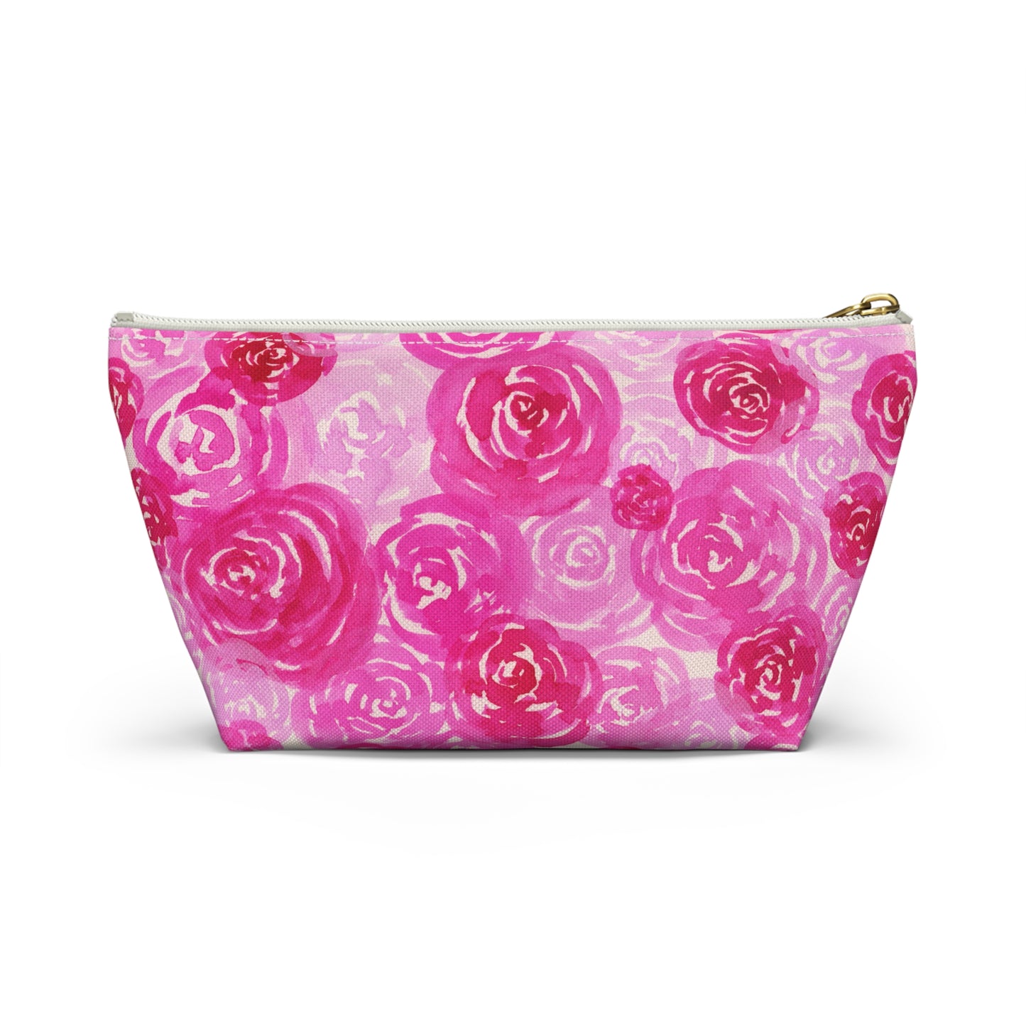 Pink Roses Accessory Pouch