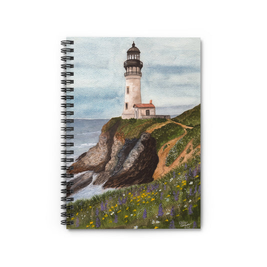 Lighthouse Spiral Notebook - Ruled Line